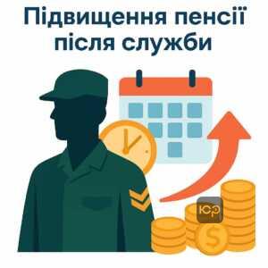 Пояснення процесу перерахунку пенсії військовослужбовців після демобілізації з урахуванням нового грошового забезпечення та збільшення стажу служби, що покращує фінансове становище пенсіонерів.