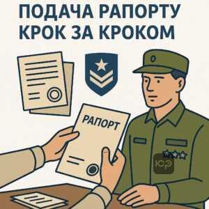 Процедура підготовки та подання рапорту командуванню з додаванням необхідних документів для звільнення з військової служби, юридична підтримка та поради.