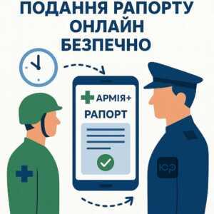 Інструкція щодо подання електронного рапорту через додаток Армія+ для дотримання правового поля у військовій медицині, що допомагає уникнути ігнорування командуванням рекомендацій начмеда.