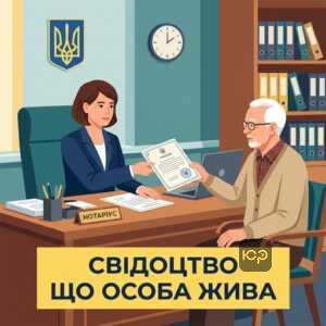 Посвідчення нотаріусом фактів що особа є живою для отримання пенсії з-за кордону