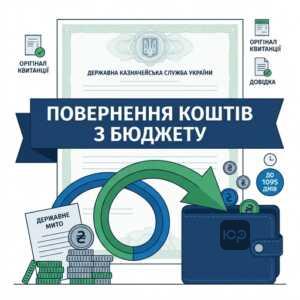 Процедура повернення помилково сплаченого державного мита з казначейства