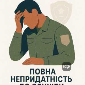 Повна непридатність до військової служби за статтею 18-а через тяжкі психічні розлади, які унеможливлюють виконання службових обов'язків та гарантують звільнення від мобілізації.