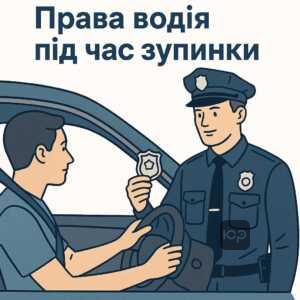 Права та обов'язки водія під час спілкування з поліцією: залишатися у авто, права на мовчання та ідентифікацію патрульного