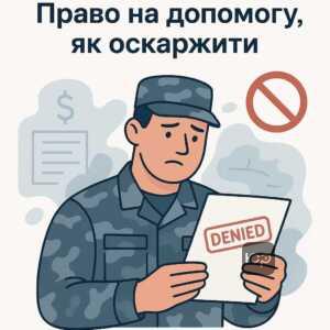 Що робити при відмові у виплаті військової допомоги через відсутність фінансування; поради та можливі кроки оскарження рішення командира в Україні