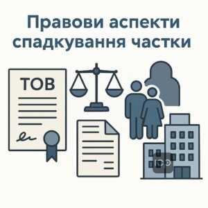 Пояснення процедури переходу частки у ТОВ до спадкоємців, з акцентом на юридичні особливості та роль статуту компанії.