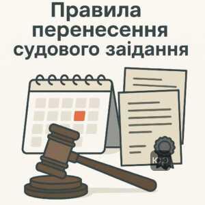 Зрозумілий опис законних підстав для перенесення судового засідання за процесуальним законодавством України
