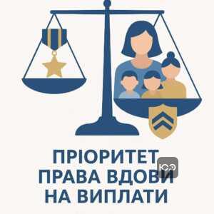 Рішення Верховного Суду щодо черговості виплат грошового забезпечення загиблим військовим їхнім сім'ям — пріоритет права вдови над дітьми за законом