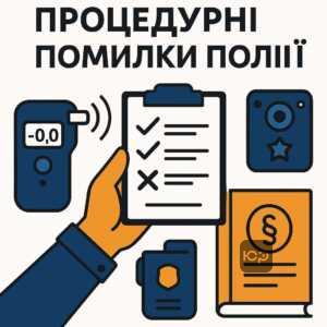 Процедурні помилки поліції під час тестування на Драгері та їх вплив на закриття справ, що допомагає уникнути судових помилок та несправедливих рішень.