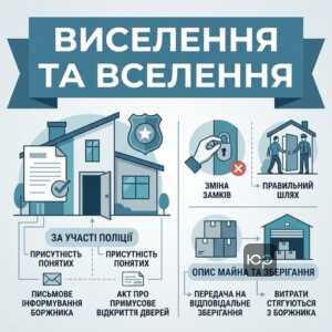 Примусове виселення та вселення боржника виконавчою службою