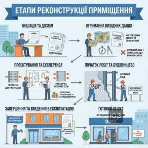 Процедура реконструкції квартири під магазин або офіс з отриманням документів