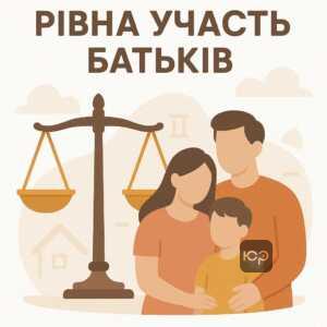 Базові принципи та законодавче регулювання рівної участі батьків у вихованні дітей в Україні згідно із Сімейним кодексом та судовим рішенням на користь інтересів дитини.