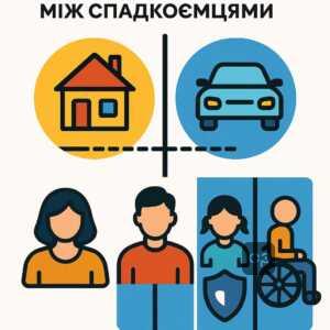 Пояснення принципів рівного розподілу спадкових часток серед спадкоємців відповідно до закону України та захист вразливих категорій спадкоємців.