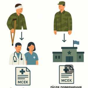 Два основні шляхи отримання направлення на МСЕК військовим, алгоритм дій військовослужбовця після поранення та комісія для встановлення інвалідності