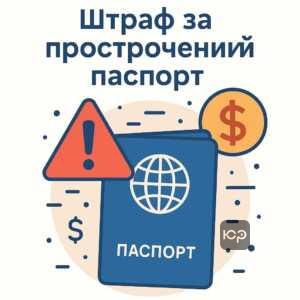Інформація про адміністративний штраф за прострочений паспорт в Україні, зазначено терміни заміни паспорта та наслідки порушення строків, включно з санкціями та недійсністю паспорта у базах даних.