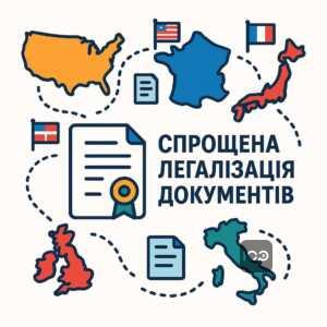 Пояснення Конвенції Гаазького апостилю в 1961 році, що спрощує легалізацію іноземних публічних документів шляхом заміни на апостиль.