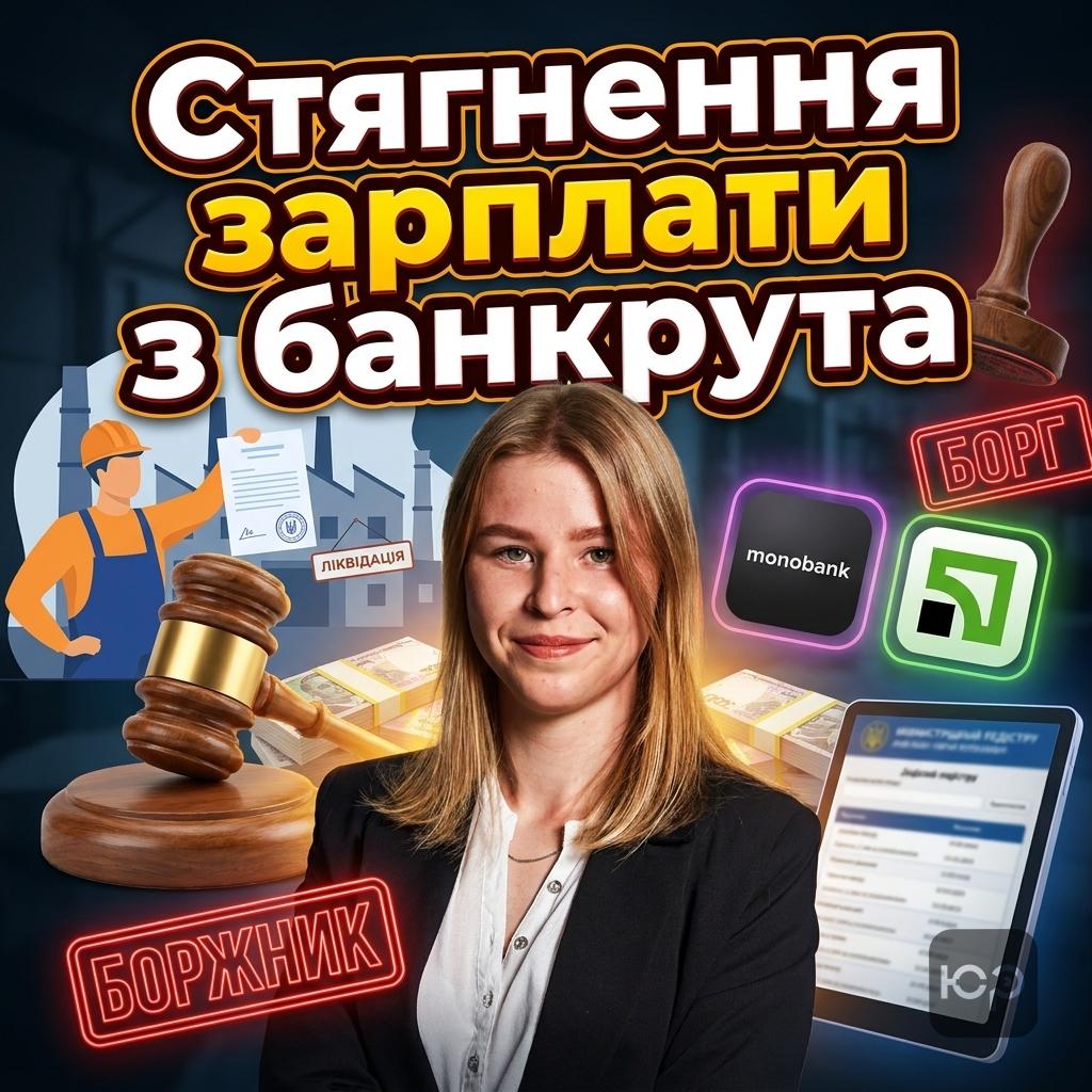 Стягнення заборгованості по зарплаті з підприємства-банкрута