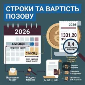 Строки та судовий збір за оскарження висновку ВЛК у 2026 році