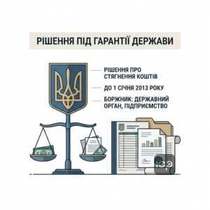 Які судові рішення підпадають під державні гарантії виконання