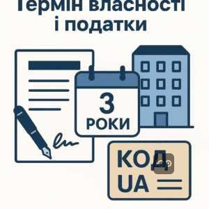 Ілюстрація законних обмежень на перепродаж квартир в Україні з акцентом на термін власності три роки для оподаткування