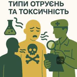 Види отруєнь та їх вплив на організм, які розглядає військово-лікарська комісія під час експертизи, вплив токсичних речовин на здоров'я військовослужбовців і призовників