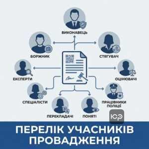 Учасники виконавчого провадження: перелік сторін та залучених осіб