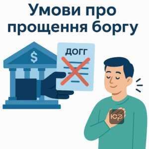 Умови прощення кредитної заборгованості відповідно до Цивільного кодексу України, де банки можуть анулювати борг за певних умов, забезпечуючи фінансову свободу позичальникам.