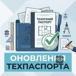 Процедура узаконення перепланування та оновлення техпаспорта
