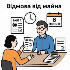 Як оформити заяву про відмову від майна у нотаріуса: юридична процедура, строки та важливі кроки