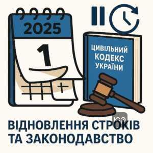 Оновлення Цивільного кодексу України у 2025 році зі скасуванням мораторію та відновленням трирічного строку звернення до суду, важливий закон про поновлення перебігу строків.