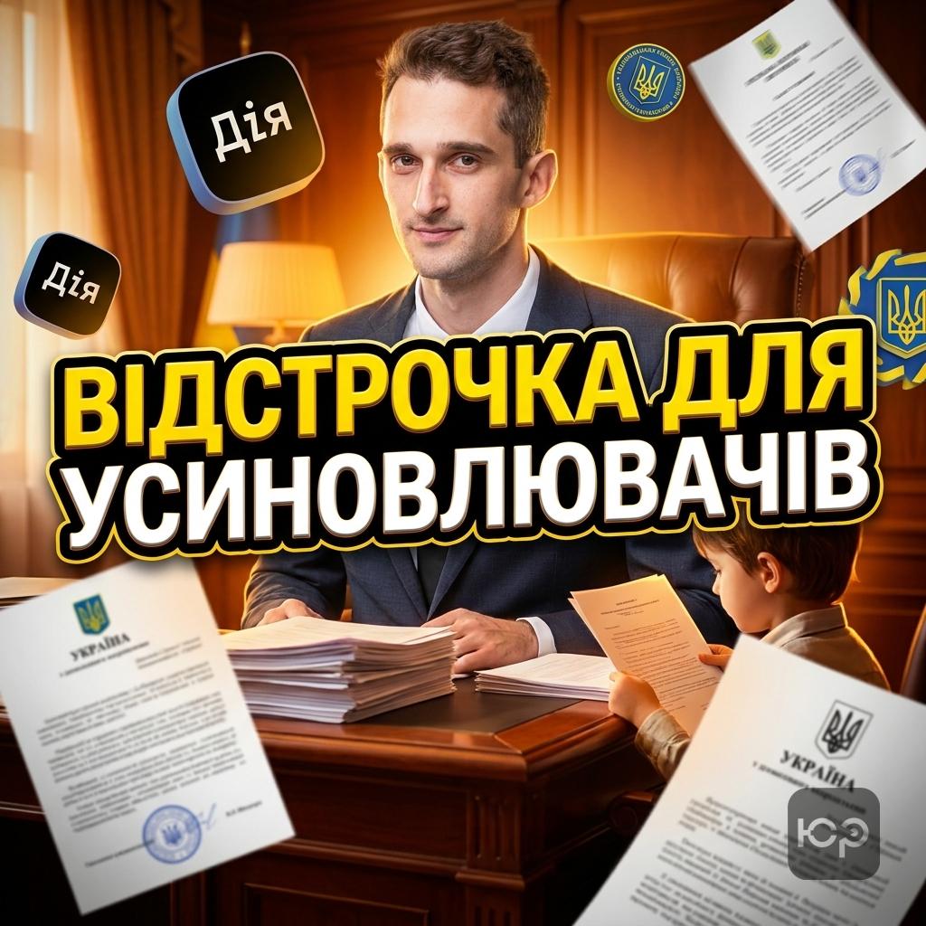 Відстрочка для усиновлювачів документи та алгоритм дій