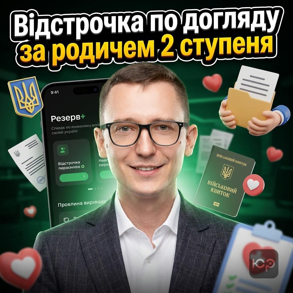 Як оформити відстрочку по догляду за родичем другого ступеня