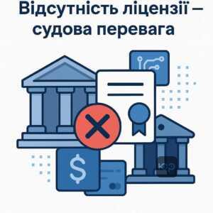 Відсутність ліцензії НБУ у фінансових установах захищає права позичальників у суді, робить кредитні договори сумнівними та забезпечує прозорість умов кредитування.