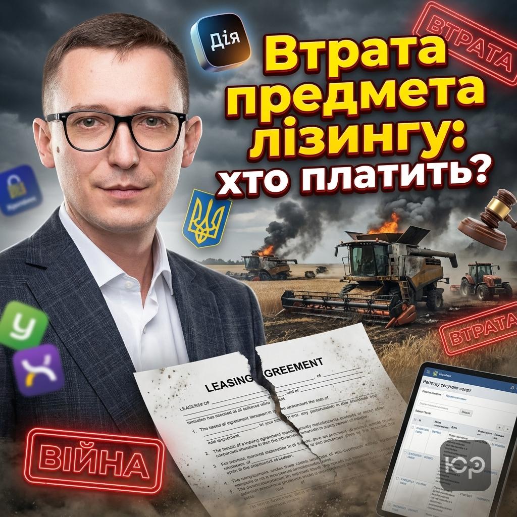 Втрата предмета лізингу через війну: чи треба платити?