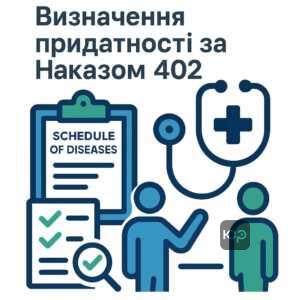 Як комісія визначає придатність за Наказом 402: медичний огляд за Розкладом хвороб для визначення ступеня придатності до військової служби