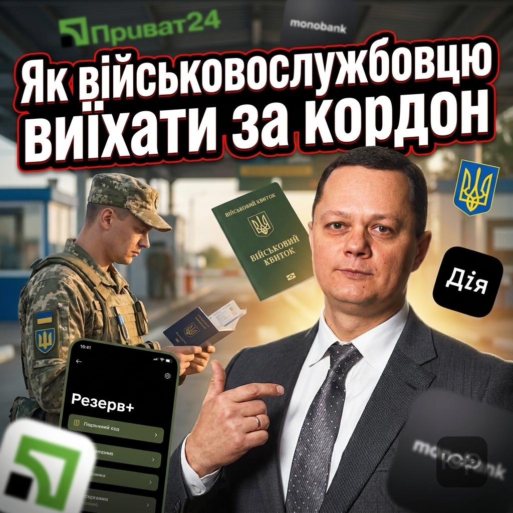 Як військовослужбовцю виїхати за кордон