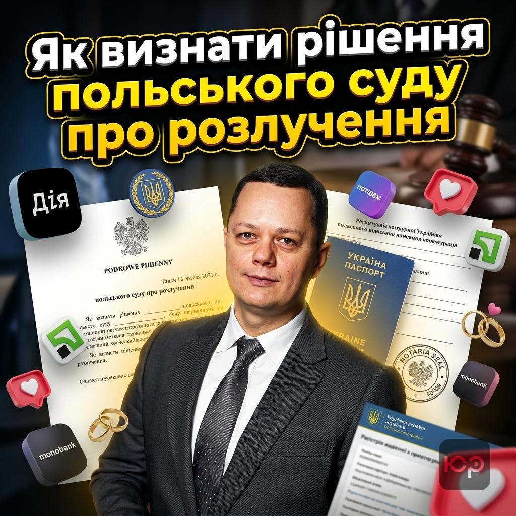 Визнання рішення польського суду про розірвання шлюбу