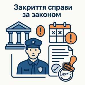 Процедура закриття провадження в адміністративному праві з акцентом на судове та органи влади, важливість повідомлення сторін та законність процесу.