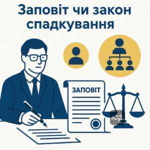 Головні відмінності між заповітом та законом у спадкуванні майна в Україні, роз’яснення про правові механізми переходу власності та відповідальність за борги спадкодавця.
