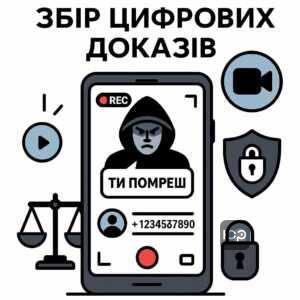 Як зібрати докази кримінальних погроз: запис відео екрану месенджера з профілем користувача для використання у суді як цифрові докази за кримінальними погрозами.