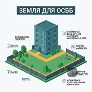 Право власності на землю під багатоквартирним будинком для ОСББ