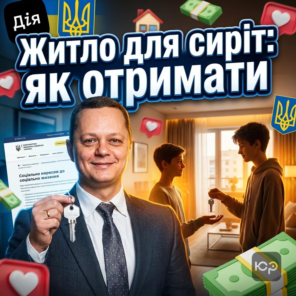 Як сироті отримати житло або грошову компенсацію