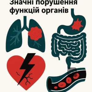 Пояснення значних порушень функцій органів через доброякісні новоутворення в контексті військово-лікарської експертизи та причин звільнення від військової служби.