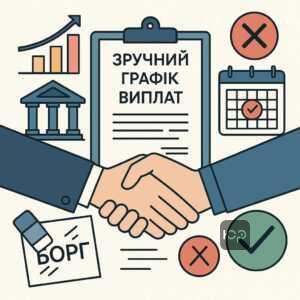 Превентивна реструктуризація заборгованості в Україні: домовленість з банками про часткове прощення боргу та зручний графік виплат без втрати майна, підтримка фінансової безпеки та запобігання банкрутству.