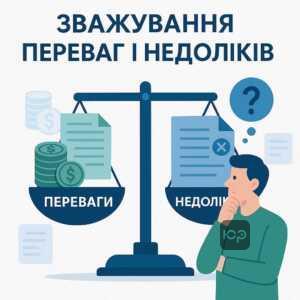 Об'єктивний аналіз переваг та недоліків банкрутства для фізичних осіб, що допомагає зважити ризики та прийняти обґрунтоване рішення при фінансових труднощах.