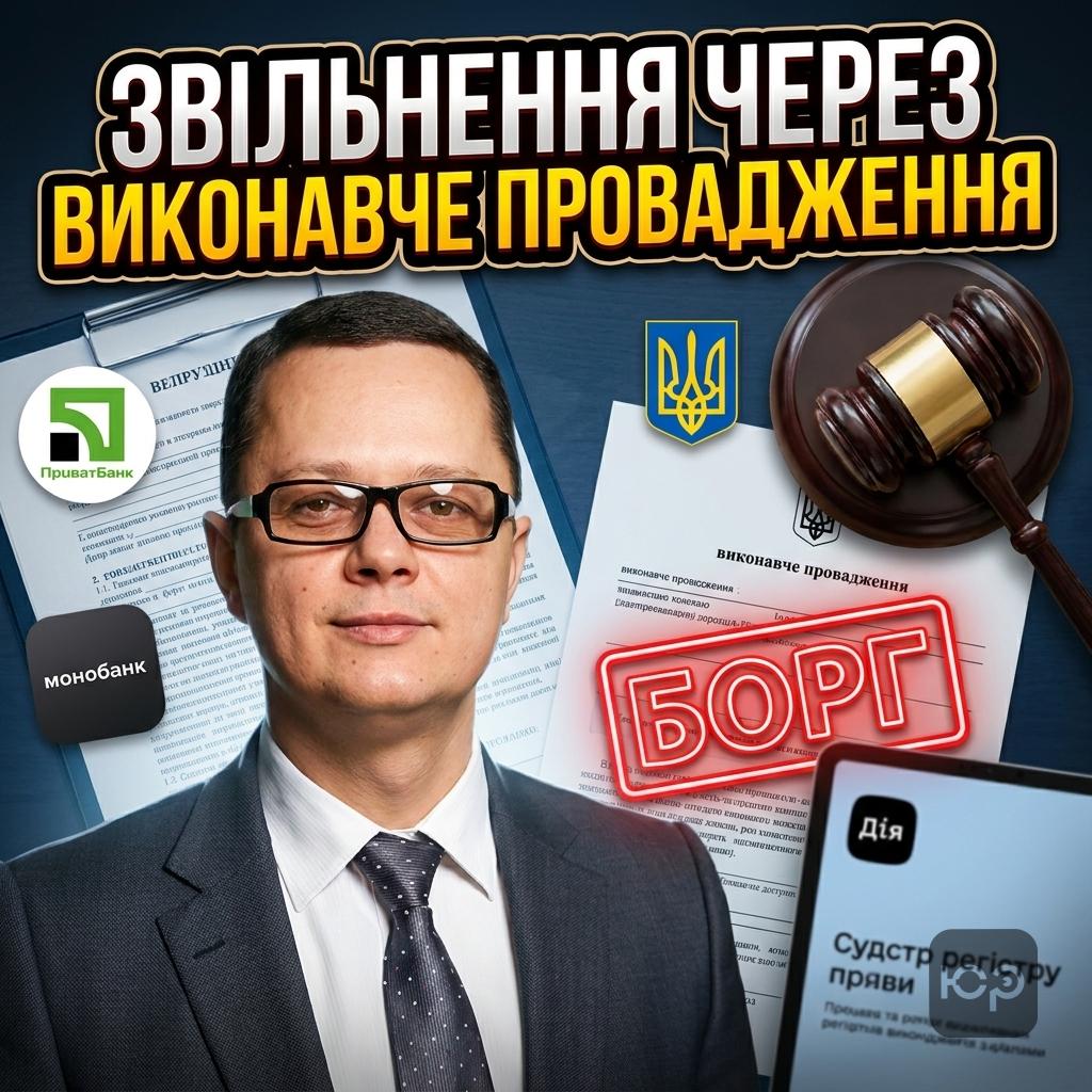 Чи можуть звільнити через виконавче провадження