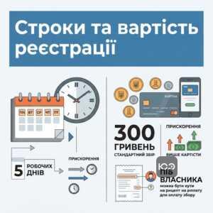 Адміністративний збір за реєстрацію нерухомості та строки розгляду