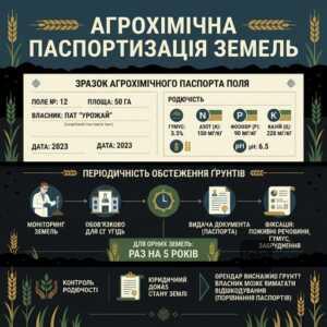 Агрохімічний паспорт поля та періодичність обстеження ґрунтів в Україні
