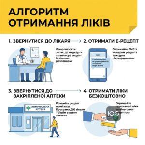 Покроковий алгоритм та інструкція як отримати безкоштовні ліки для УБД