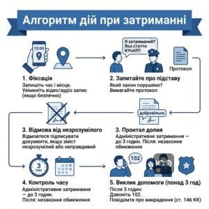 Покрокова інструкція для громадян у разі незаконного обмеження волі