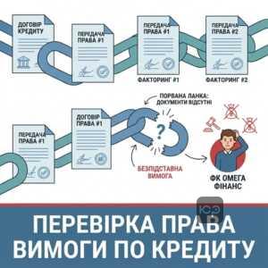 Аналіз договору факторингу та ланцюжка передачі права вимоги ФК Омега Фінанс